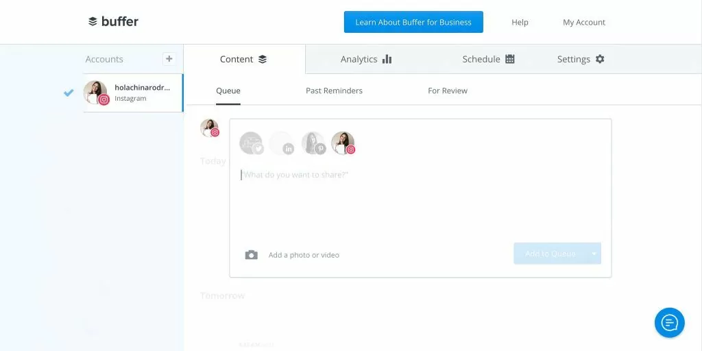 Buffer APP